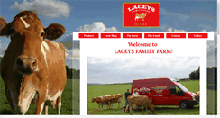 Desktop Screenshot of laceysfamilyfarm.co.uk