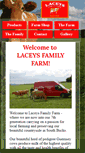 Mobile Screenshot of laceysfamilyfarm.co.uk