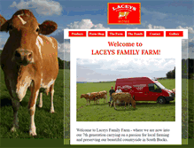 Tablet Screenshot of laceysfamilyfarm.co.uk